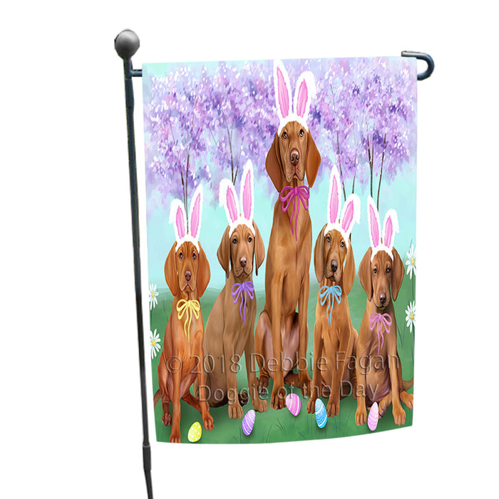 Vizslas Dog Easter Holiday Garden Flag GFLG57057