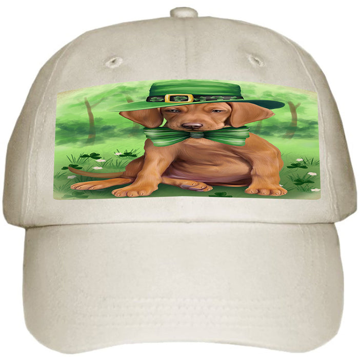 St. Patricks Day Irish Portrait Vizsla Dog Ball Hat Cap HAT52005