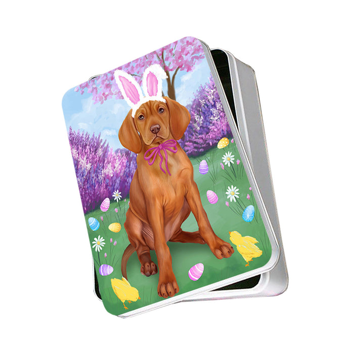 Vizsla Dog Easter Holiday Photo Storage Tin PITN49290