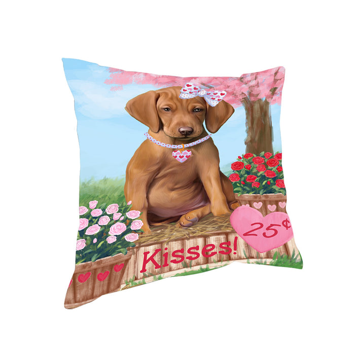 Rosie 25 Cent Kisses Vizsla Dog Pillow PIL79316