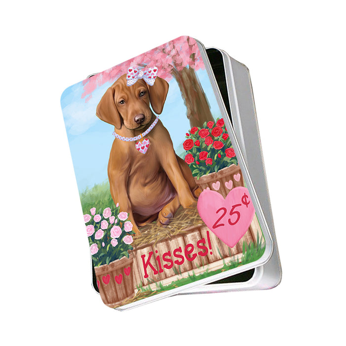 Rosie 25 Cent Kisses Vizsla Dog Photo Storage Tin PITN56199