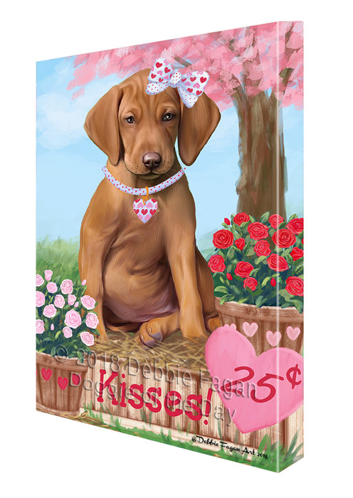 Rosie 25 Cent Kisses Vizsla Dog Canvas Print Wall Art Décor CVS128528