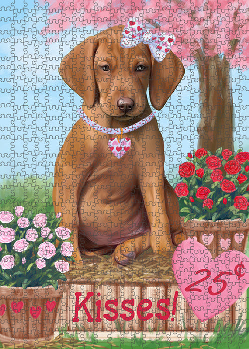 Rosie 25 Cent Kisses Vizsla Dog Puzzle with Photo Tin PUZL93224
