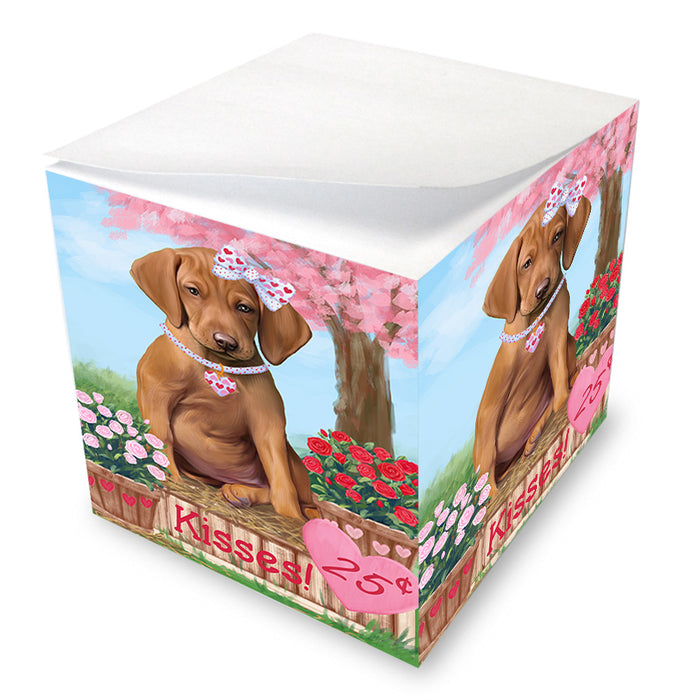 Rosie 25 Cent Kisses Vizsla Dog Note Cube NOC54328
