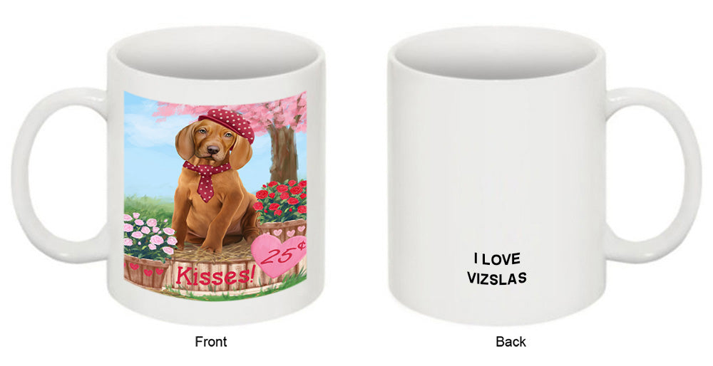 Rosie 25 Cent Kisses Vizsla Dog Coffee Mug MUG51655