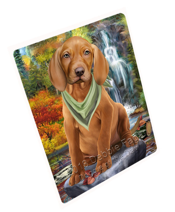 Scenic Waterfall Vizsla Dog Magnet Mini (3.5" x 2") MAG60192