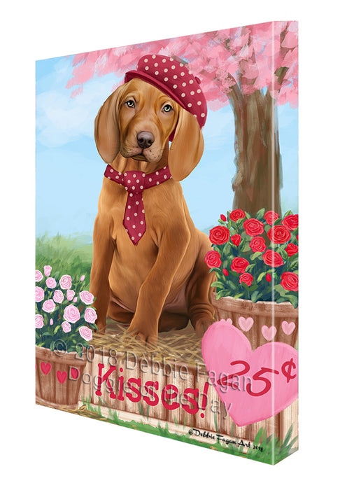Rosie 25 Cent Kisses Vizsla Dog Canvas Print Wall Art Décor CVS128537