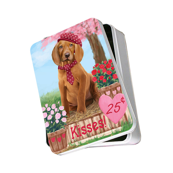 Rosie 25 Cent Kisses Vizsla Dog Photo Storage Tin PITN56200