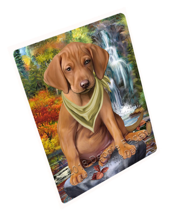 Scenic Waterfall Vizsla Dog Magnet Mini (3.5" x 2") MAG60195