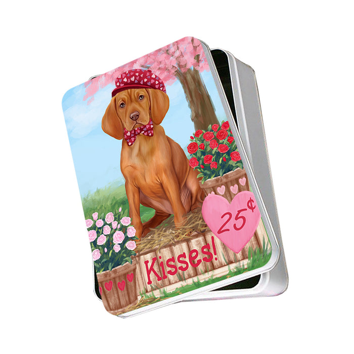 Rosie 25 Cent Kisses Vizsla Dog Photo Storage Tin PITN56201