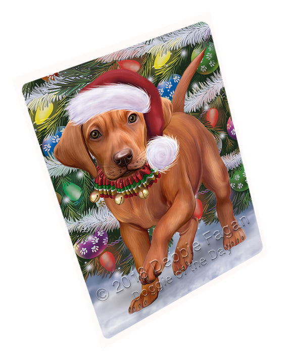 Trotting in the Snow Vizsla Dog Magnet MAG75162 (Small 5.5" x 4.25")