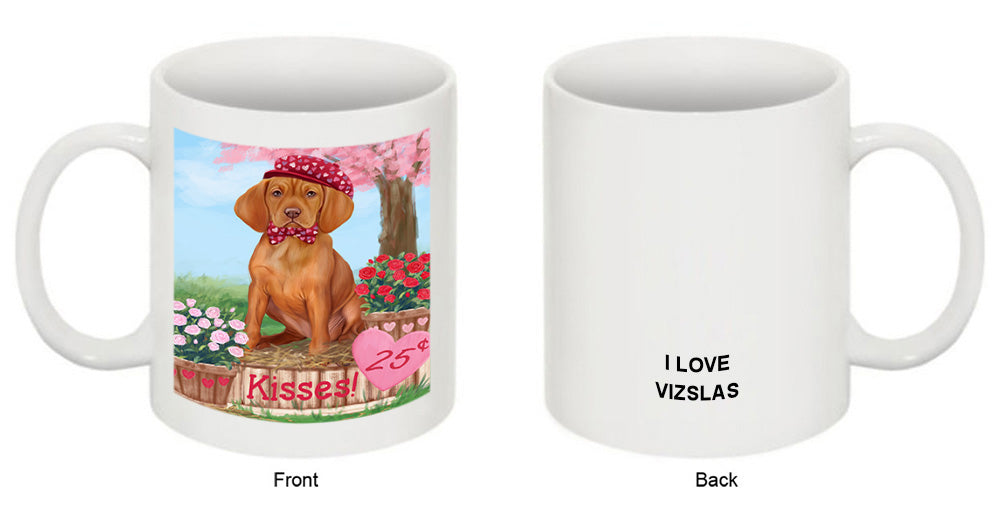 Rosie 25 Cent Kisses Vizsla Dog Coffee Mug MUG51656