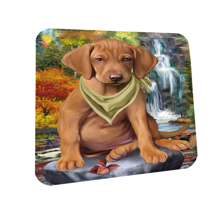 Scenic Waterfall Vizsla Dog Coasters Set of 4 CST51941