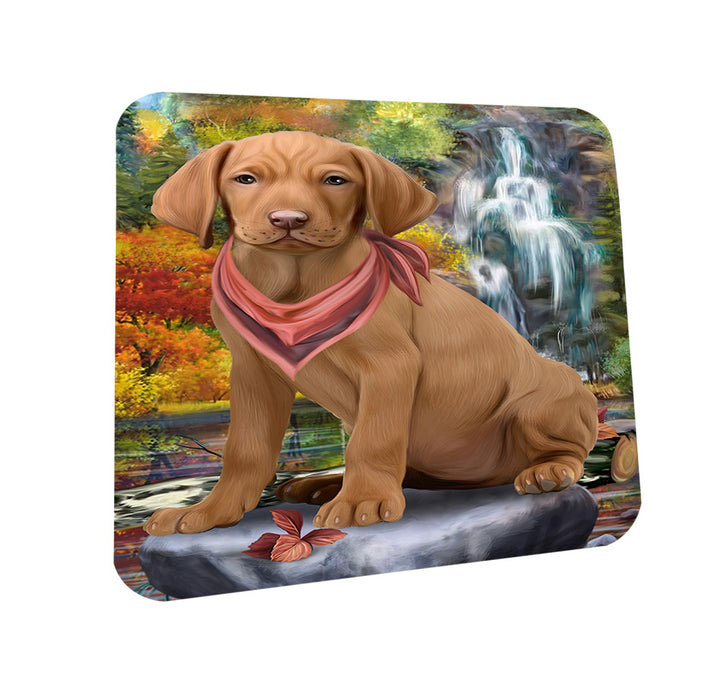 Scenic Waterfall Vizsla Dog Coasters Set of 4 CST51942