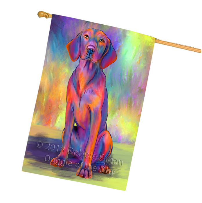 Paradise Wave Vizsla Dog House Flag FLG57426