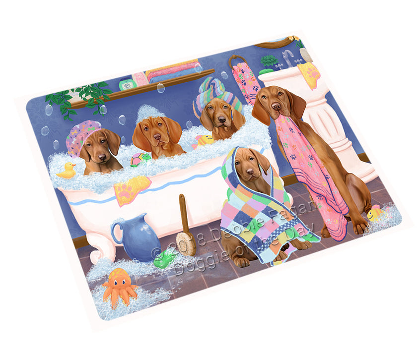 Rub A Dub Dogs In A Tub Vizslas Dog Magnet MAG75633 (Small 5.5" x 4.25")