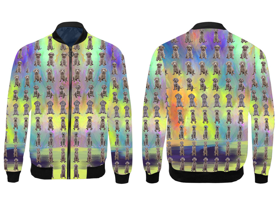 Paradise Wave Weimaraner Dogs All Over Print Men's Jacket