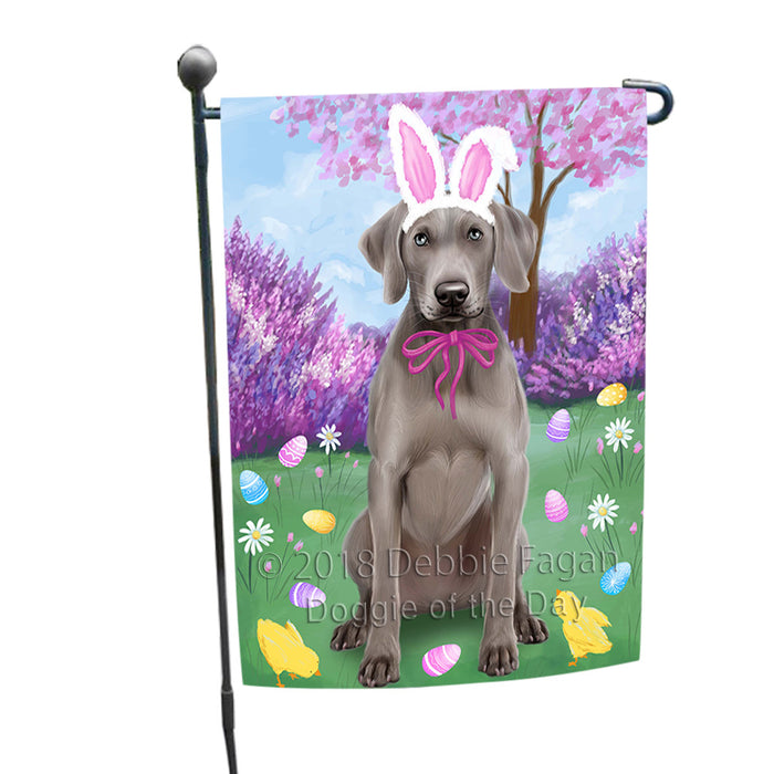 Weimaraner Dog Easter Holiday Garden Flag GFLG57059