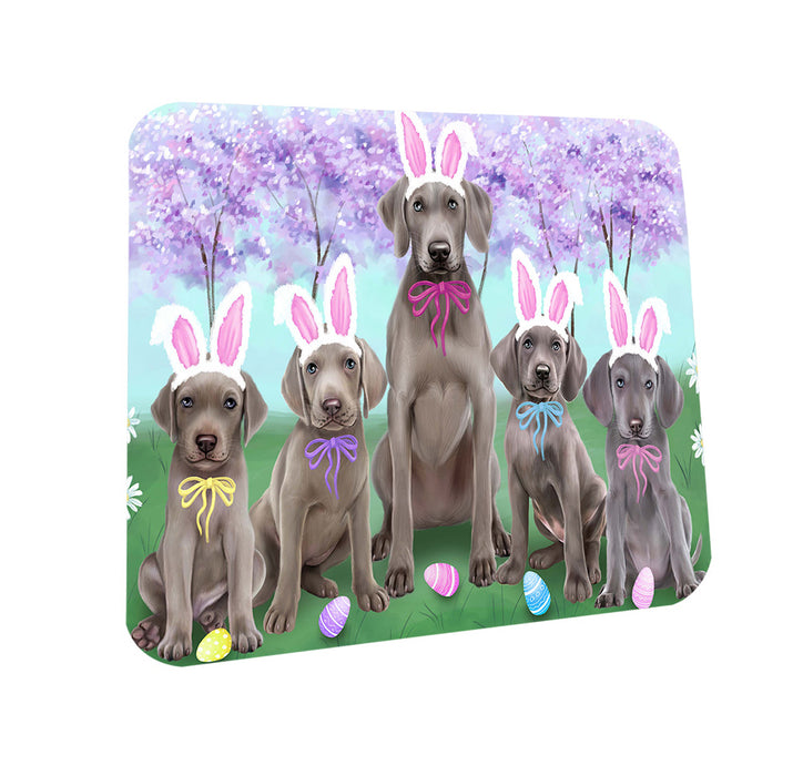 Weimaraners Dog Easter Holiday Coasters Set of 4 CST49251