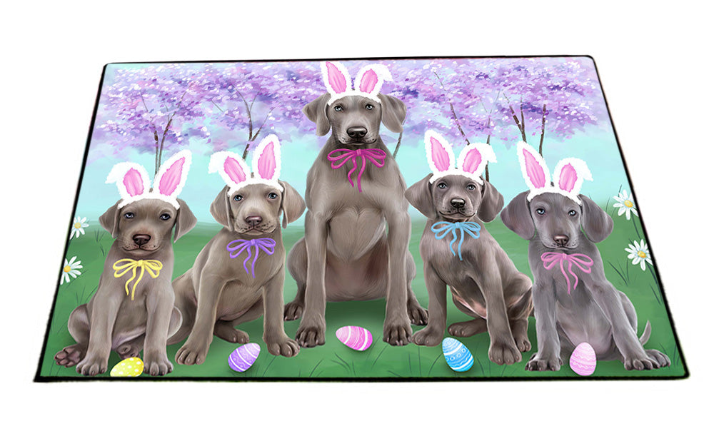 Weimaraners Dog Easter Holiday Floormat FLMS49680