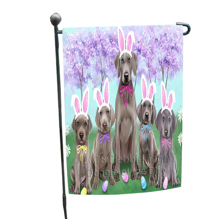Weimaraners Dog Easter Holiday Garden Flag GFLG57060