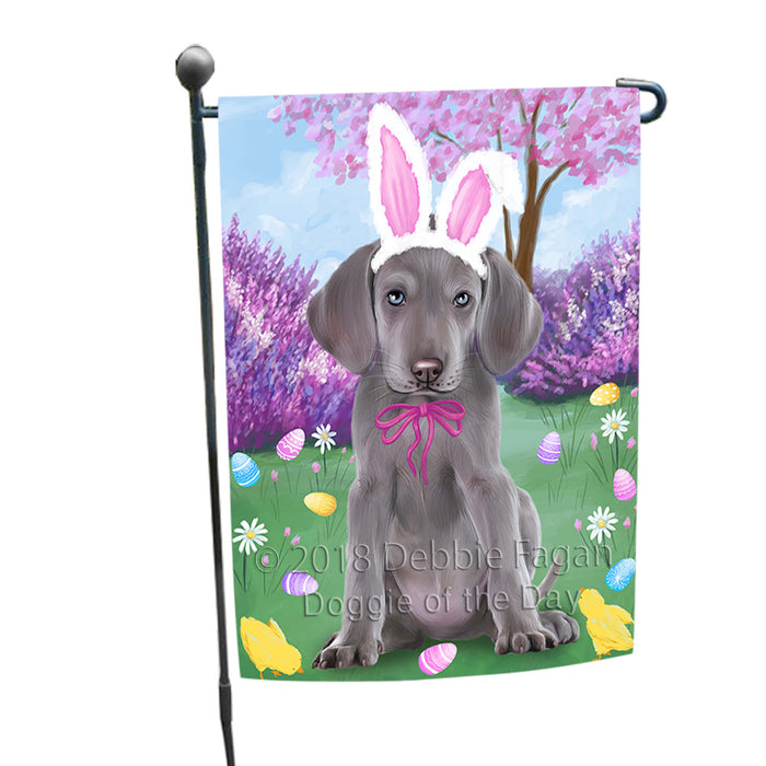 Weimaraner Dog Easter Holiday Garden Flag GFLG57061