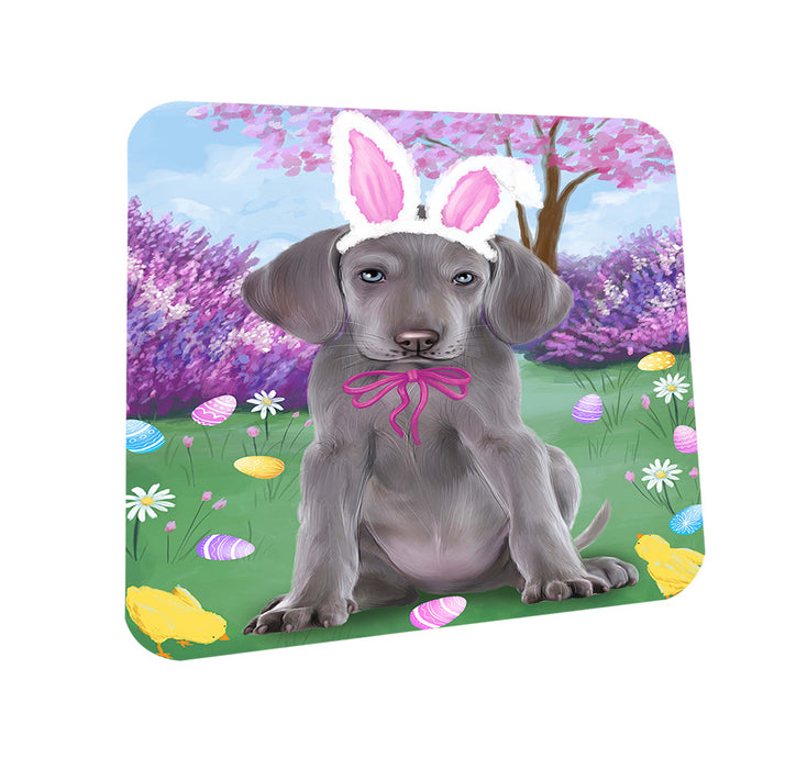 Weimaraner Dog Easter Holiday Coasters Set of 4 CST49252
