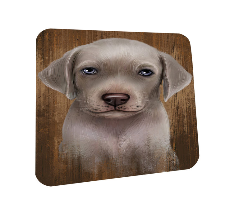 Rustic Weimaraner Dog Coasters Set of 4 CST49553