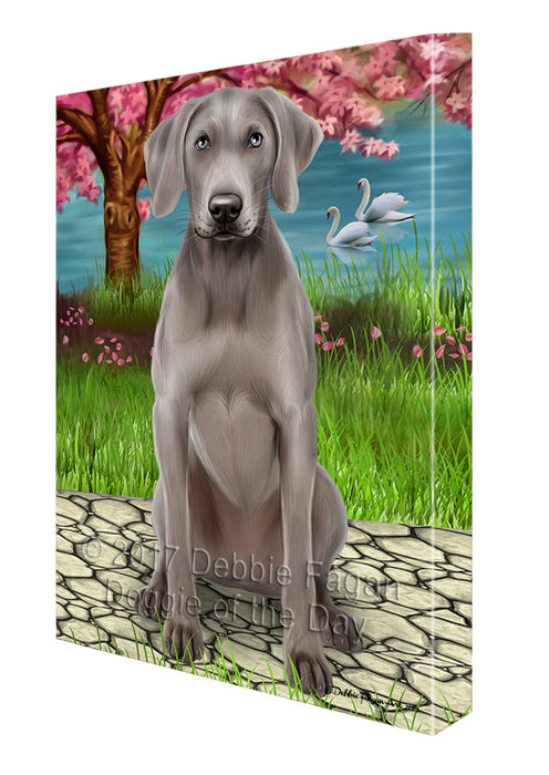 Weimaraner Dog Canvas Wall Art CVS52383