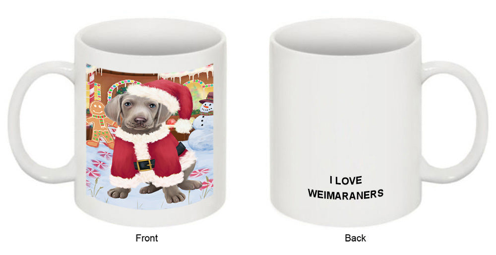 Christmas Gingerbread House Candyfest Weimaraner Dog Coffee Mug MUG51988