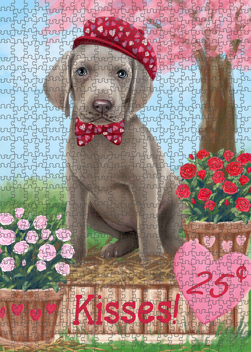 Rosie 25 Cent Kisses Weimaraner Dog Puzzle with Photo Tin PUZL93244