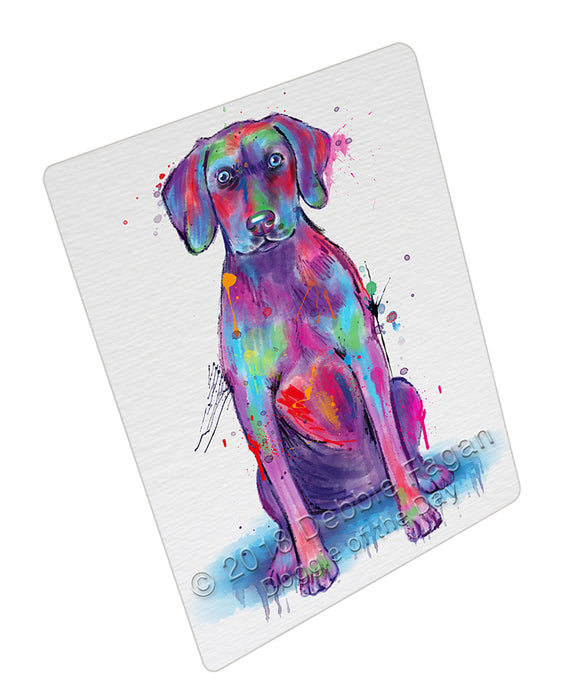 Watercolor Weimaraner Dog Small Magnet MAG76336