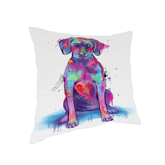 Watercolor Weimaraner Dog Pillow PIL83820