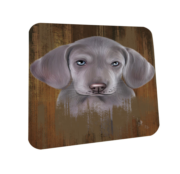 Rustic Weimaraner Dog Coasters Set of 4 CST49554