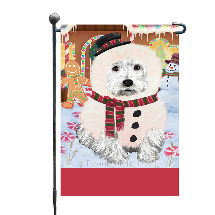 Personalized Gingerbread Candyfest West Highland Terrier Dog Custom Garden Flag GFLG64225