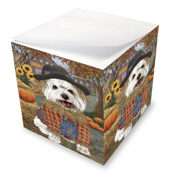 Halloween 'Round Town West Highland Terrier Dogs Note Cube NOC-DOTD-A56896
