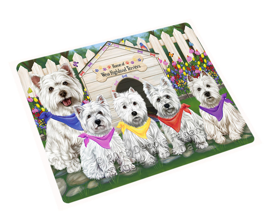 Spring Dog House Weimaraners Dog Magnet Mini (3.5" x 2") MAG54282
