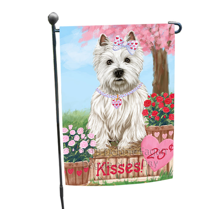 Rosie 25 Cent Kisses West Highland Terrier Dog Garden Flag GFLG56810