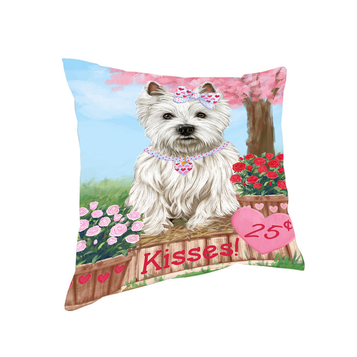Rosie 25 Cent Kisses West Highland Terrier Dog Pillow PIL79340