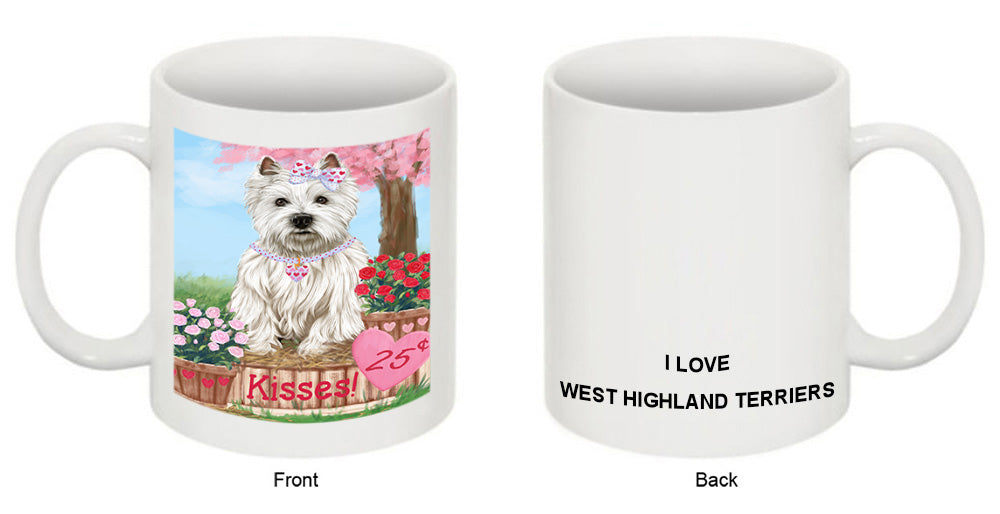 Rosie 25 Cent Kisses West Highland Terrier Dog Coffee Mug MUG51660