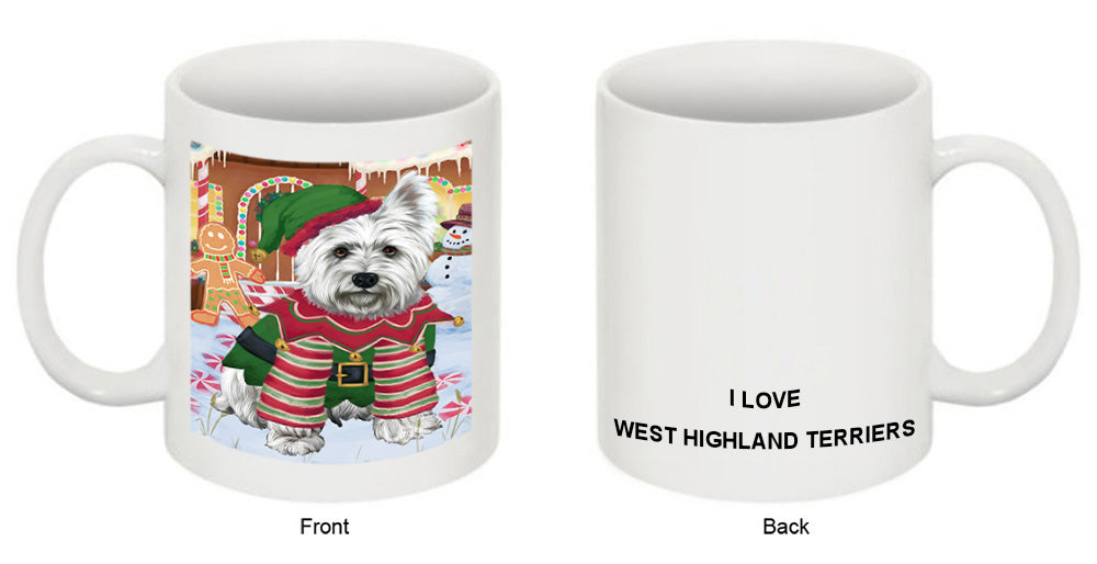 Christmas Gingerbread House Candyfest West Highland Terrier Dog Coffee Mug MUG51990