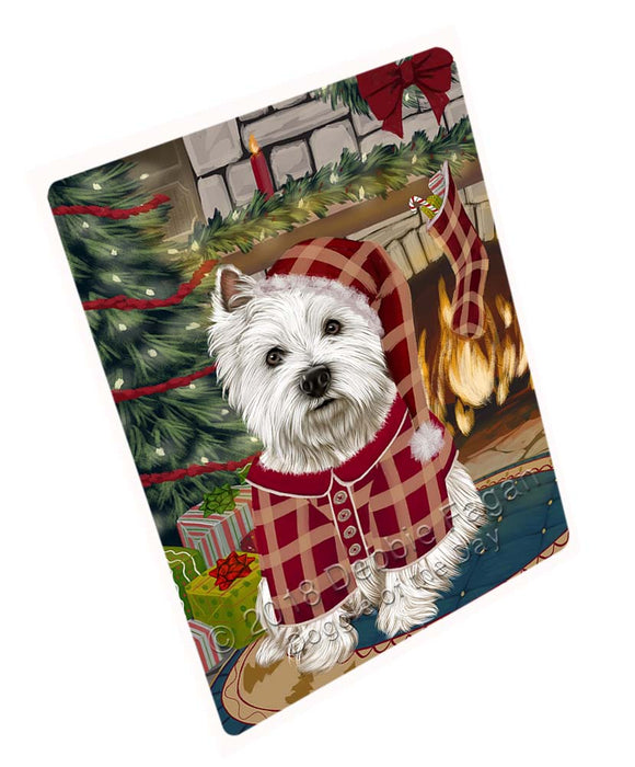 The Stocking was Hung West Highland Terrier Dog Cutting Board C72102