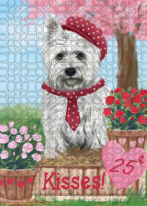 Rosie 25 Cent Kisses West Highland Terrier Dog Puzzle with Photo Tin PUZL93300