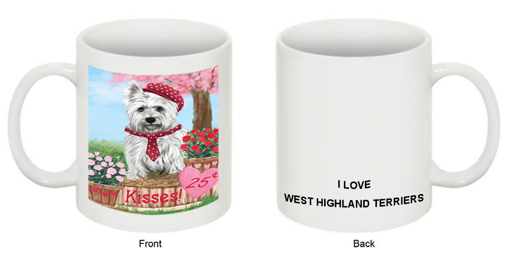 Rosie 25 Cent Kisses West Highland Terrier Dog Coffee Mug MUG51661