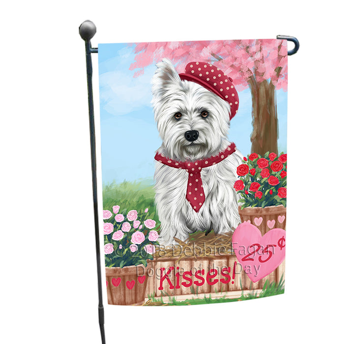Rosie 25 Cent Kisses West Highland Terrier Dog Garden Flag GFLG56811