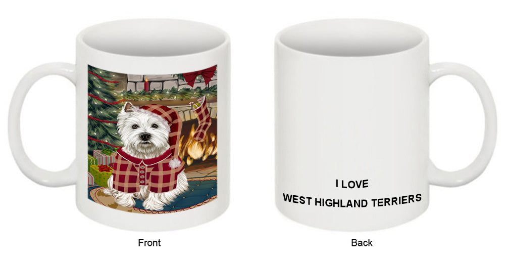 The Stocking was Hung West Highland Terrier Dog Coffee Mug MUG51053