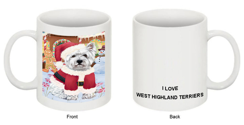 Christmas Gingerbread House Candyfest West Highland Terrier Dog Coffee Mug MUG51992