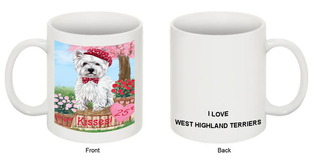Rosie 25 Cent Kisses West Highland Terrier Dog Coffee Mug MUG51662