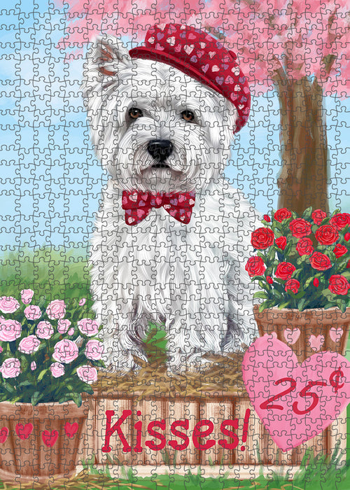 Rosie 25 Cent Kisses West Highland Terrier Dog Puzzle with Photo Tin PUZL93256