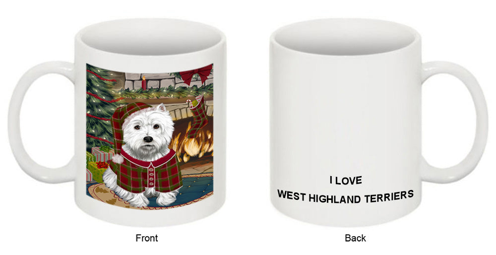 The Stocking was Hung West Highland Terrier Dog Coffee Mug MUG51055